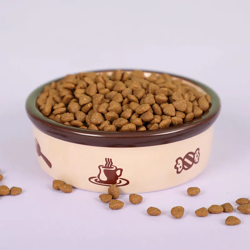 

Круглая мультяшная керамическая миска с кошкой, Экологически чистая высококачественная керамика