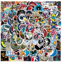 103050100pcs rock music grateful dead stickers aesthetics laptop motorcycle guitar phone bike car anime decal kid toy gifts