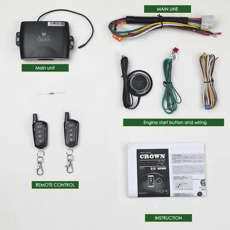 Система автосигнализации pke центральный замок для запуска и остановки двигателя