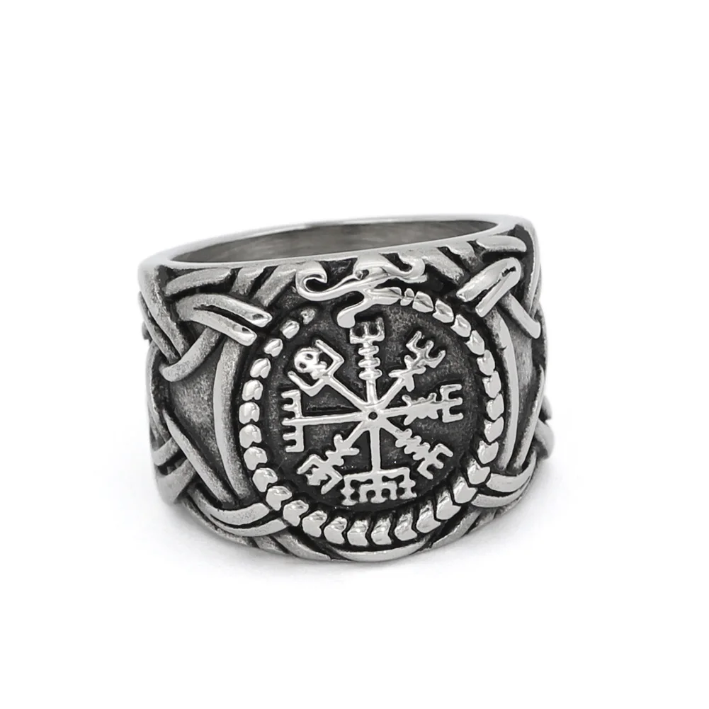 Скандинавский Викинг из нержавеющей стали Vegvisir Амулет Дракон скандинавский