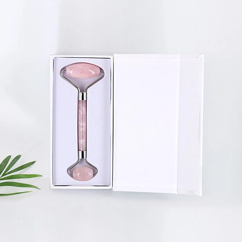 Роллер для похудения jingzeyi ювелирный роллер из розового кварца массажер лица
