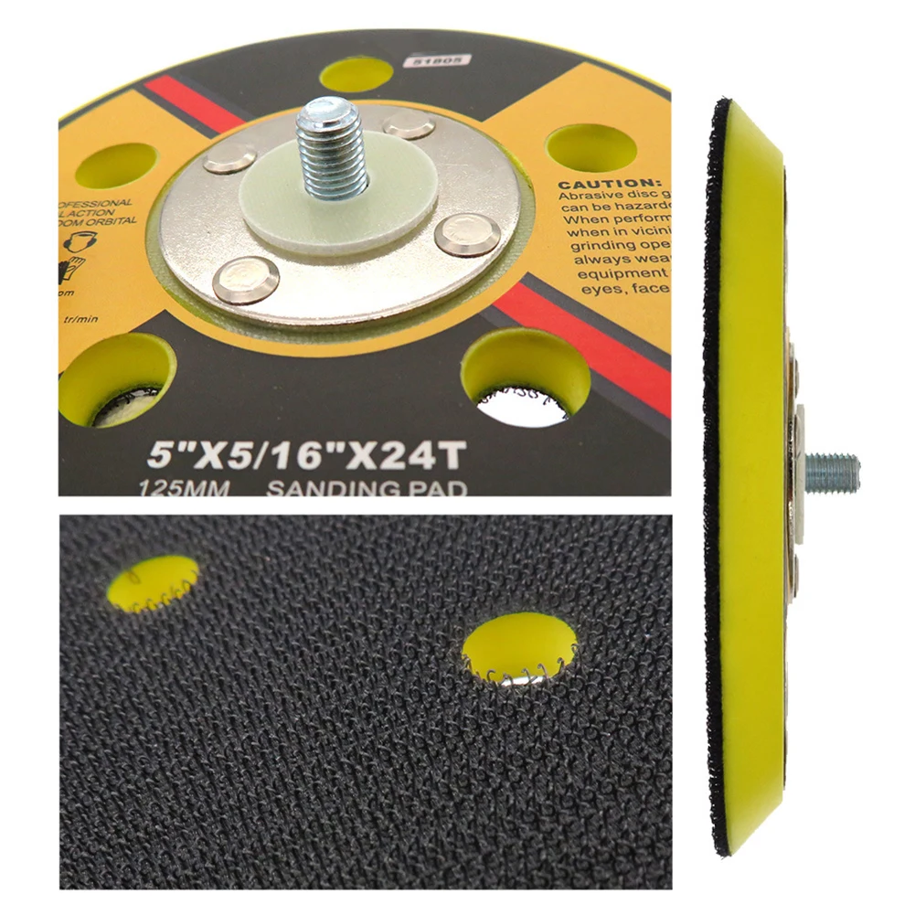 Универсальный 125 мм/5 дюймов 5 отверстий пневматический полировальный диск
