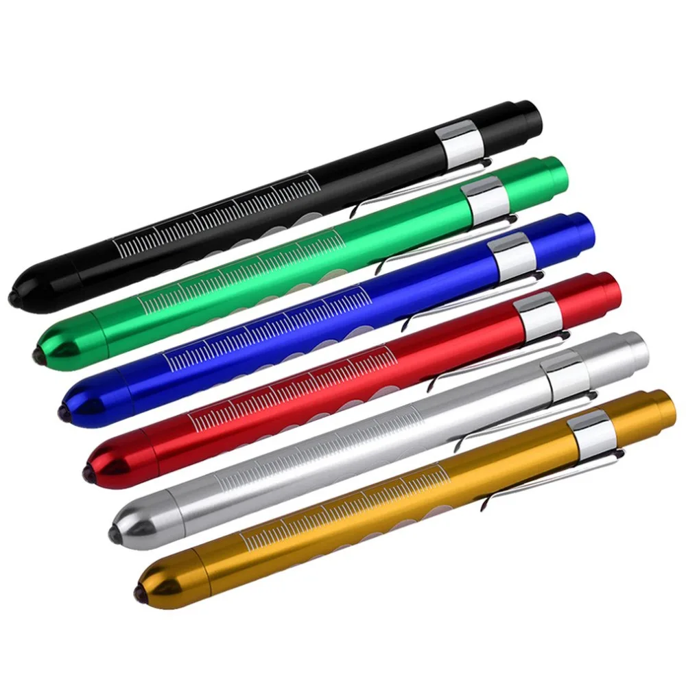 

Brand New Medical Surgical Penlight Pen Light Flashlight Torch With Scale First Aid Hot Selling Wholesale