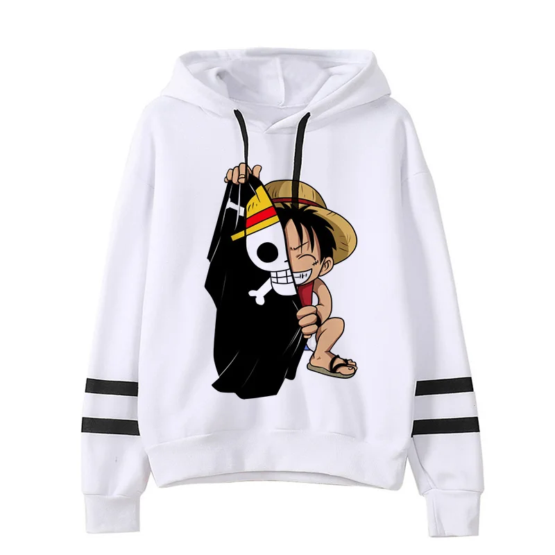 

Luffy One Piece Funny Cartoon Japanese Anime Casual Hoodies Men Harajuku Kawaii Chopper Fashion Sweatshirt Couple Hoody Male