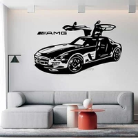 super car vinyl wall sticker sports car lovers teen room school dormitory home decoration wall decal gift 2ce16