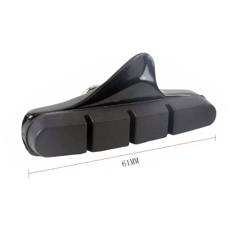 

QILEJVS 1Pair 61mm Bike V Brake Pads Blocks For Mountain Road Bicycle Cycling bike accessories