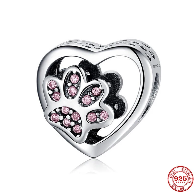 Новый 925 серебро с рисунками милых животных Совы слона черепаха Кошка Собака