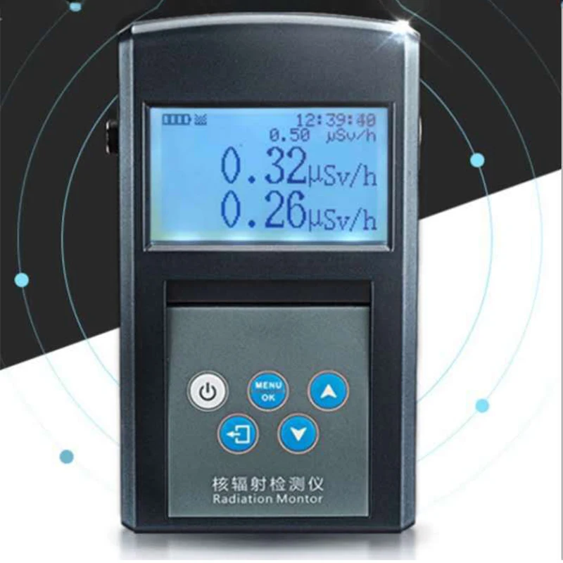 FS2011 детектор излучения счетчик Гейгера бета гамма рентген с сигнализацией
