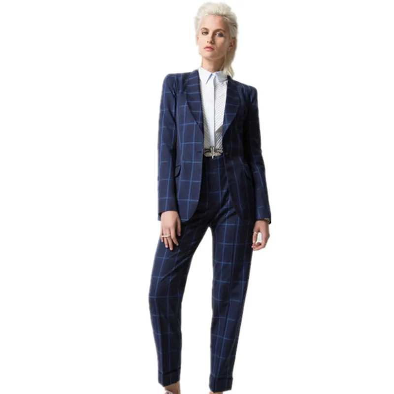 Костюм женский Деловой с длинным рукавом|pant suits|slimming pant suitswoman suits formal |