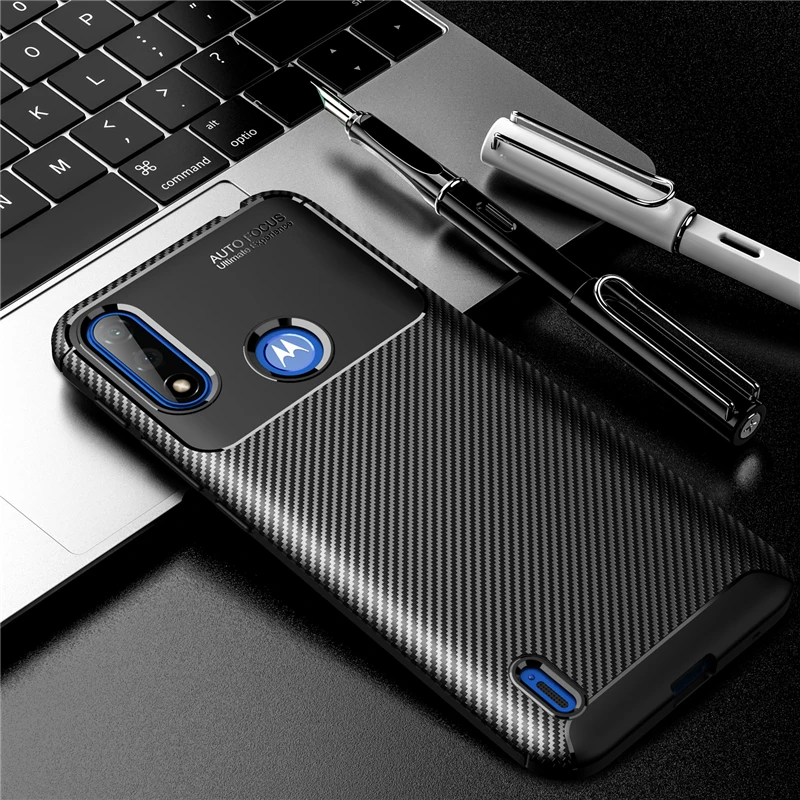 for motorola moto e7i power case bumper silicone carbon fiber cover for moto e7i power case for moto e7i e7 i power cover 6 51 free global shipping