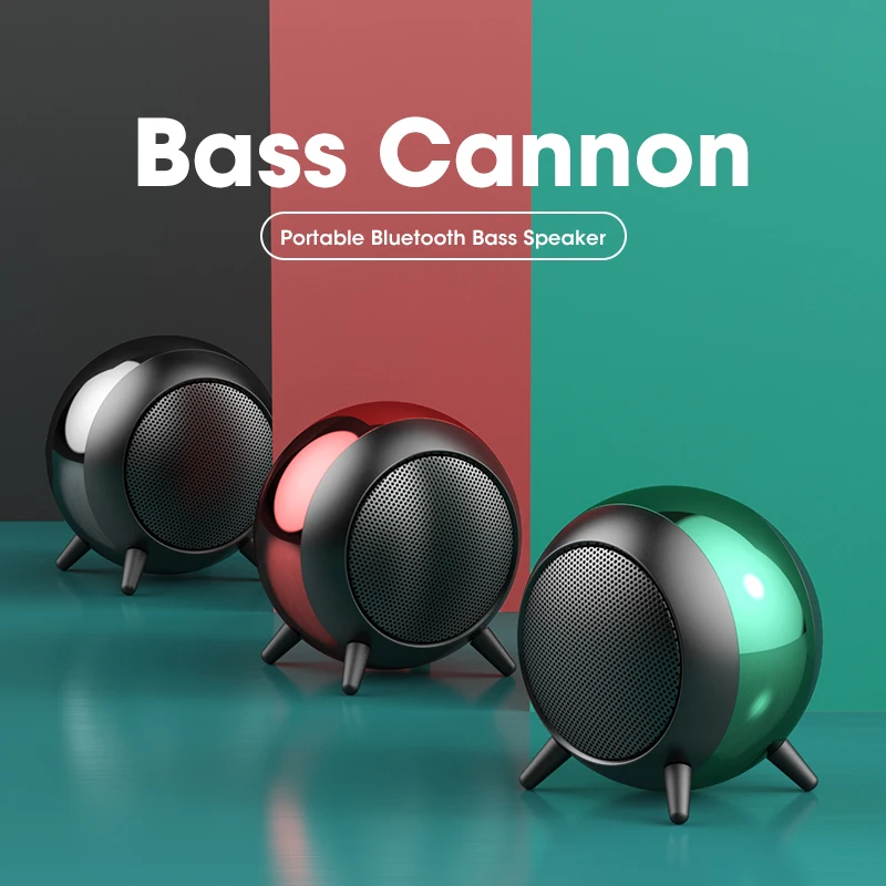 Портативный беспроводной сабвуфер Bluetooth 3D стерео Бас объемные уличные колонки 3 5