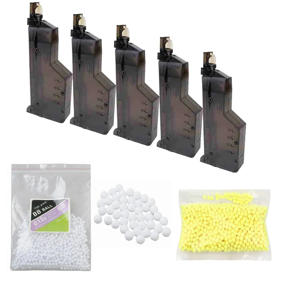 

Airsoft BB Speed Loader Quick Release 155 Rounds Paintball Loader Tactical War Game BB Balls Loader Shooting Accessories