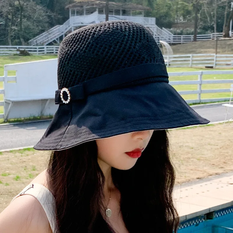 

popular fisherman sunshade hat female face Japanese harajuku summertime joker wind sun sun hat male basin hat