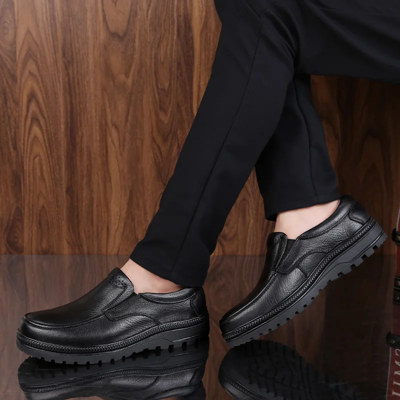 Обувь для мужчин лоферы Повседневные Удобные водонепроницаемые Мокасины с