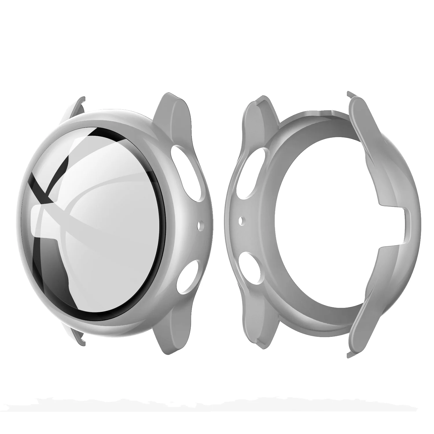 360 полная защита экрана бампер Рамка PC матовый жесткий чехол для Samsung galaxy watch active 2