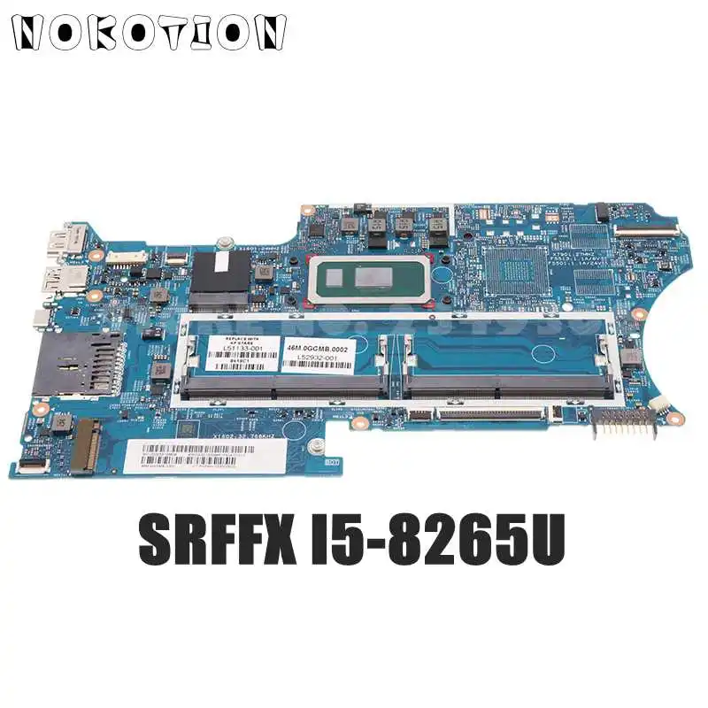 

NOKOTION For HP X360 14-DH 14M-DH0001DX Laptop Motherboard I5-8265U CPU L51133-001 L51133-601 L52932-001 18742-1 448.0GG03.0011