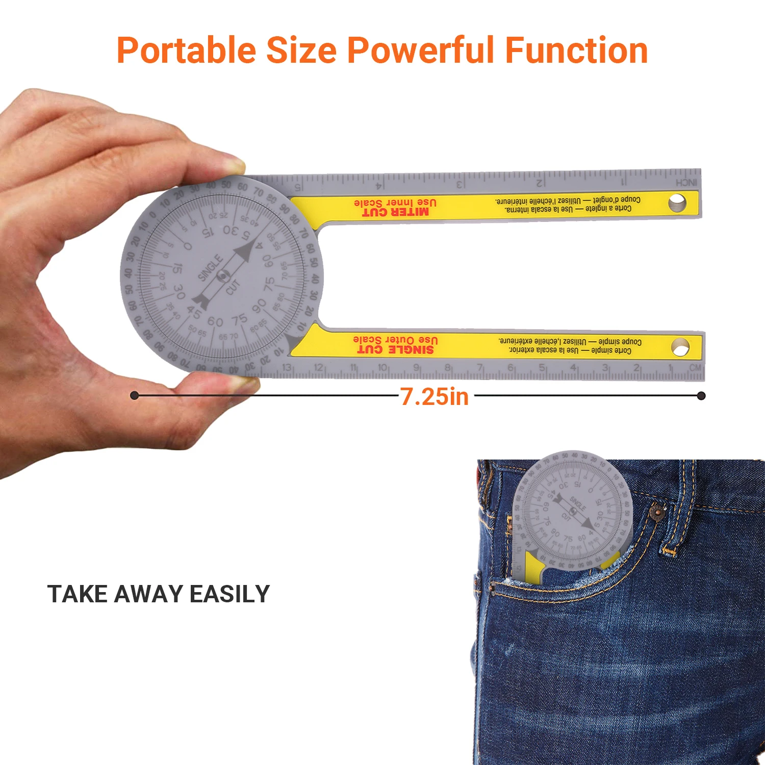 360 градусов торцовочная пила транспортир Угол измерения передачи правило