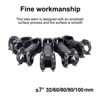 bike stem 31 8mm mountain road cycling bicycle stem adjustable 7 degree riser aluminum alloy accessory bicycle replacement parts