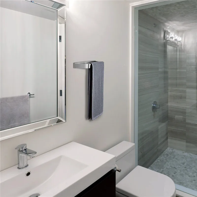 Креативный настенный Нержавеющая сталь Ванная комната Полотенца стойку дома