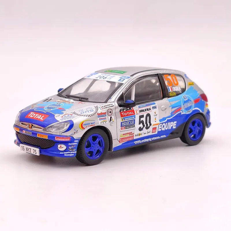 IXO 1:43 для P ~ 206 XS #50 S.Ogier Rallye Terre des Cardabelles 2006 RAM697 литье под давлением модель