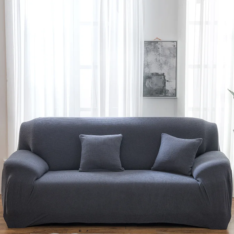 

Thickened Living Room Corner Sofa Cover Polar Fleece Stretch Washable Sofa Dust Cover Knitted Non-slip Sofa Cover Universal