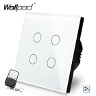 Пульт дистанционного управления RF433, 110-250 В, из закаленного стекла