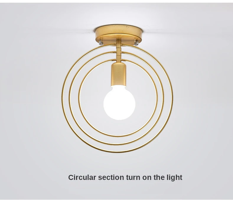 

Nordic star ceiling light corridor entrance xuan off creative led light bulb cloakroom light luxury home lighting