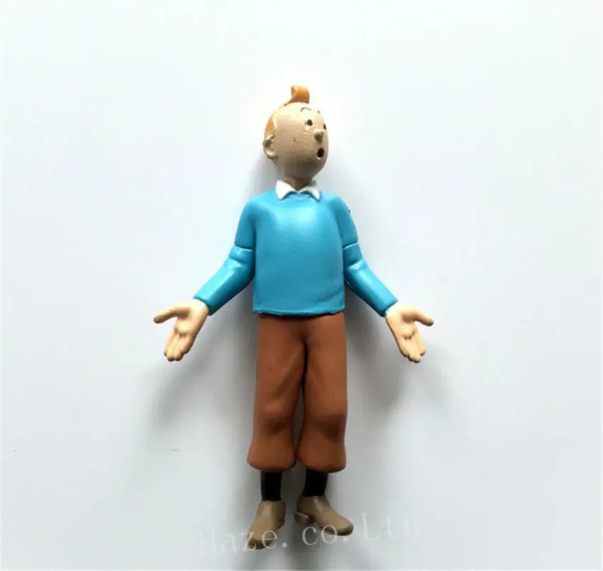 Фигурки героев аниме Приключения Тинтина заснеженного капитана хэддока