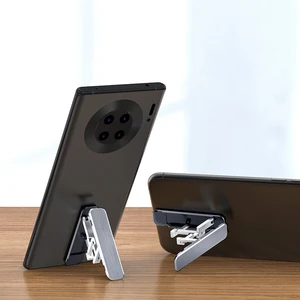 folding metal phone stand desk for phone mobile bicycle for iphone card tablet holder office 2021 holder free global shipping