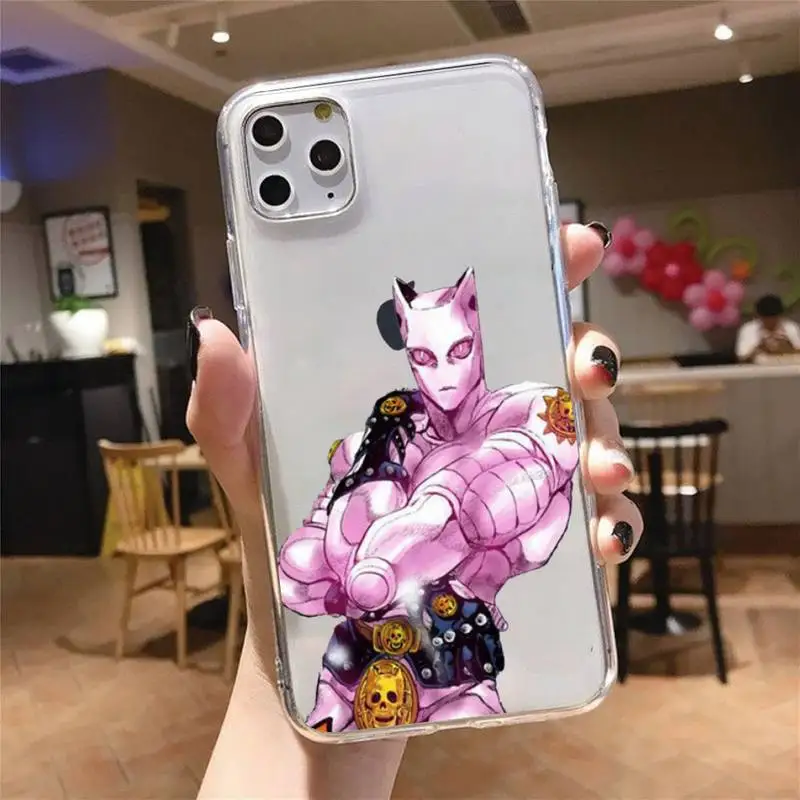 

JOJO's Bizarre Adventure Japanese Phone Case Transparent soft For iphone 5 5s 5c se 6 6s 7 8 11 12 plus mini x xs xr pro max