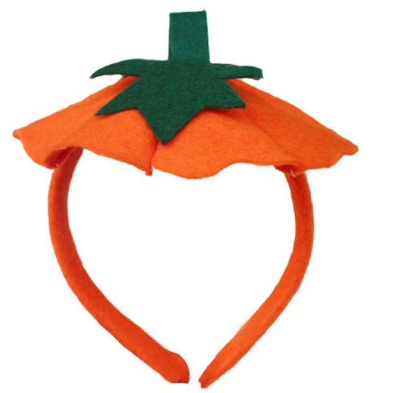 

T5EC Pumpkin Headband for Kids Play on Party Kids Favourite Halloween Presents Kids Lovely Present