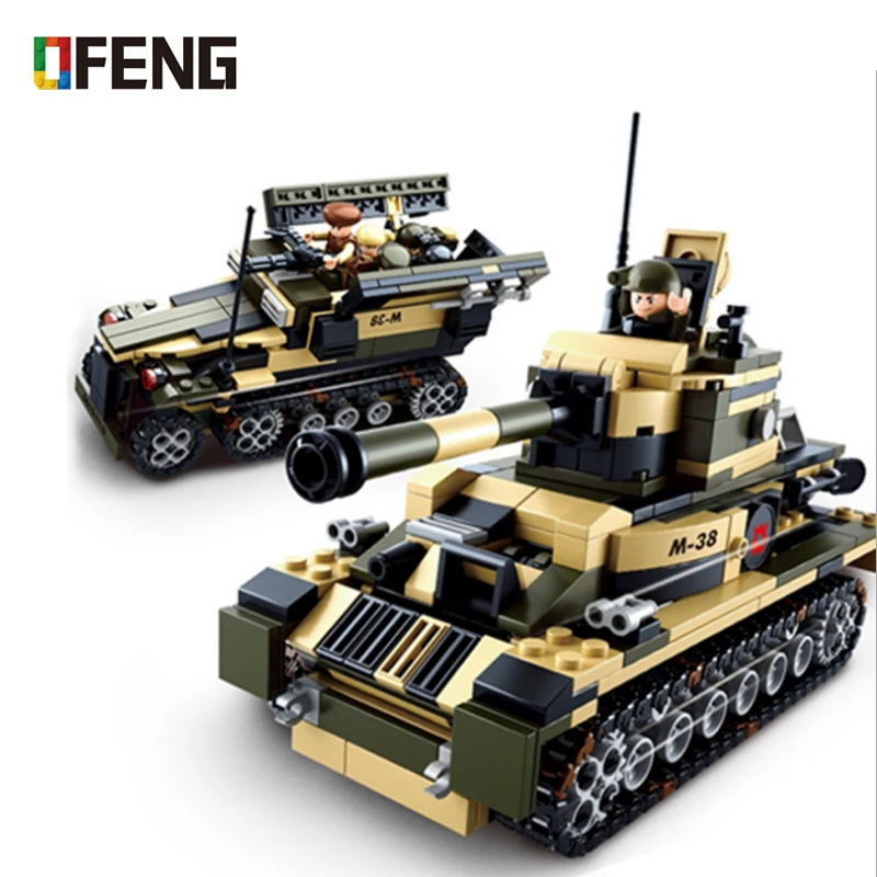 Военный танк Specia Force строительные блоки 8 в 1 наборы армейский пистолет солдат
