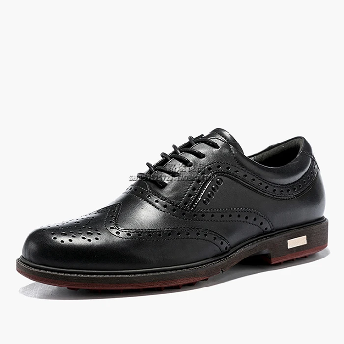 

Businessman Golf Shoes Comfort Genuine Leather Boots Golf Loafers Luxury British Black White Golf Sneakers Studs Designer Golfer
