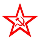 Three Ratels TZ-439 14.2 на 15см 1-5 шт СССР Звезда с серпом и молотом наклейки на День Победы стикеры наклейки на авто