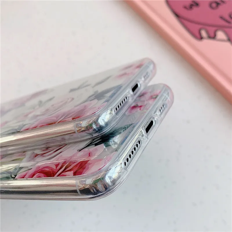 Чехол в стиле ретро с цветочным рисунком для iphone 11 Pro Max 7 8 Plus X XR XS задняя крышка