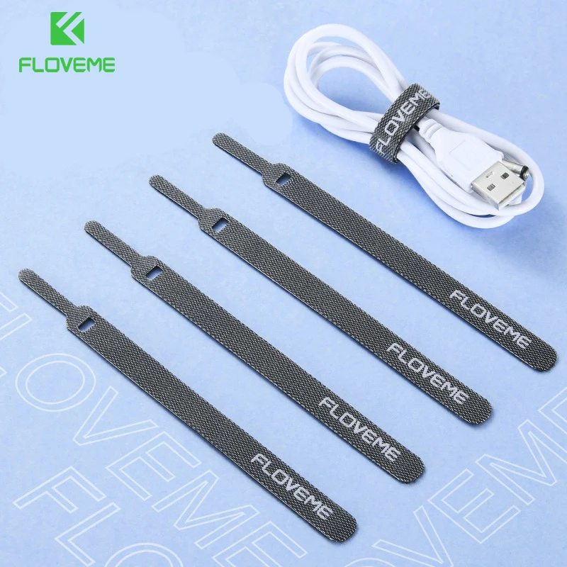 Держатель органайзер FLOVEME для кабелей 14 см устройство намотки проводов протектор