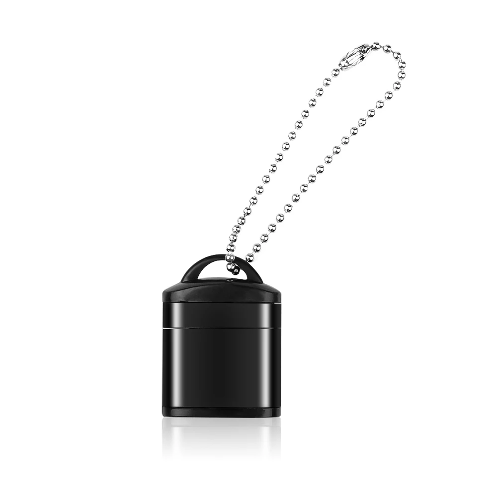Черный Kebidu высокоскоростной USB 2,0 кард-ридер мини USB TF карта адаптер для microSD карты памяти для ПК компьютер настольный лэптоп ноутбуки - Цвет: Черный