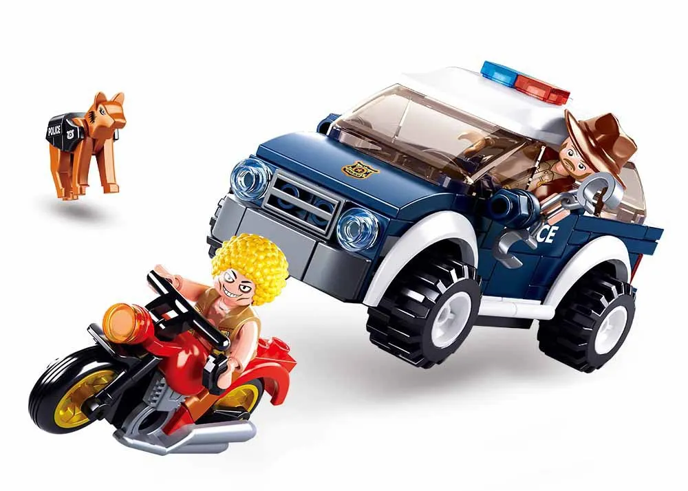 SLUBAN полицейских патрульных машин собака специальные командный автомобиль в