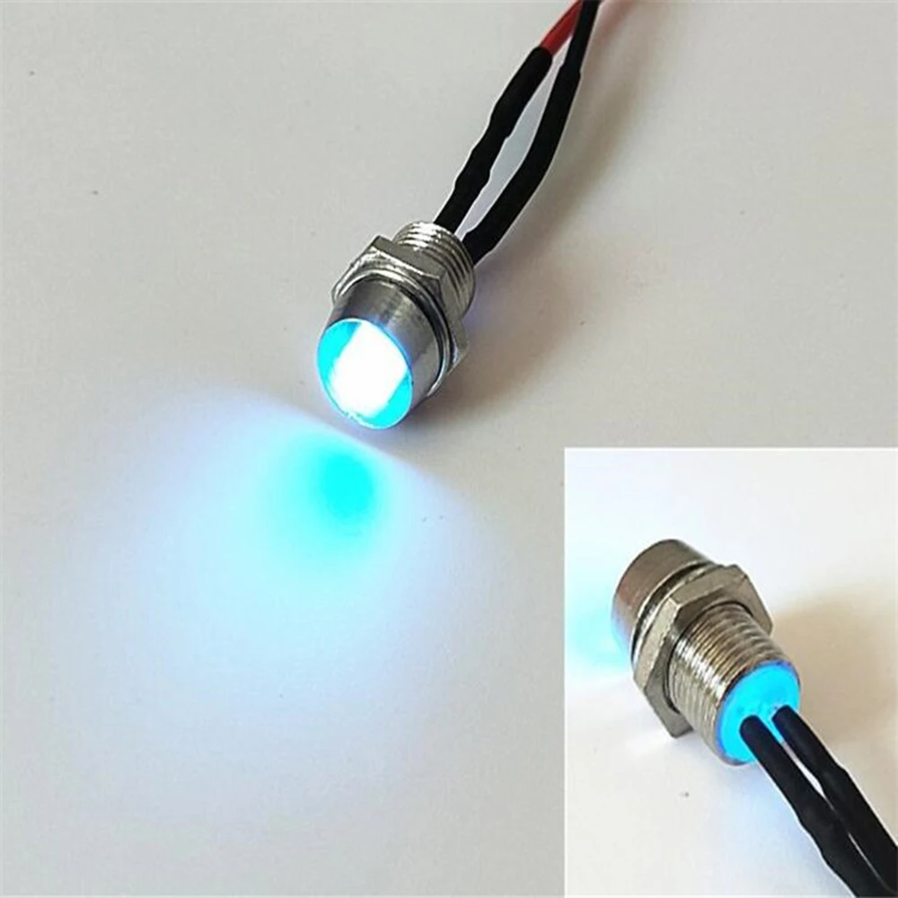 

8mm Dashboard Light Accessories Corrosion resistance Interior LED Marine