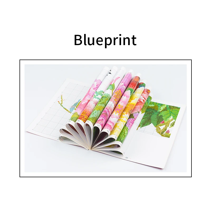 

Flower Basket Clock Embroidery Counted Cross Stitch Kits 11CT 14CT Stamped Printed Needlework Decoration DIY Handmade Gifts Sets