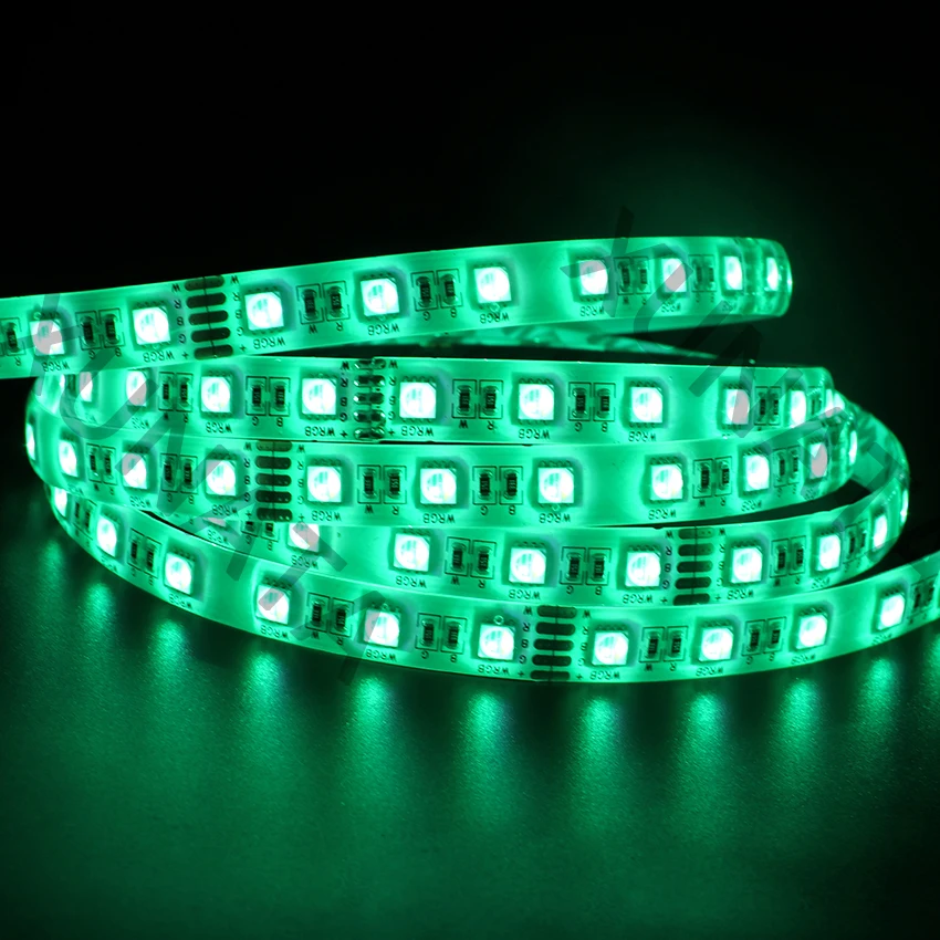 4 цвета в 1 RGBW светодиодный светильник 12 В/24 В SMD 5050 RGB+ белый/теплый белый 5 м 60 светодиодный s/M 12 мм PCB водонепроницаемый светодиодный RGBWW