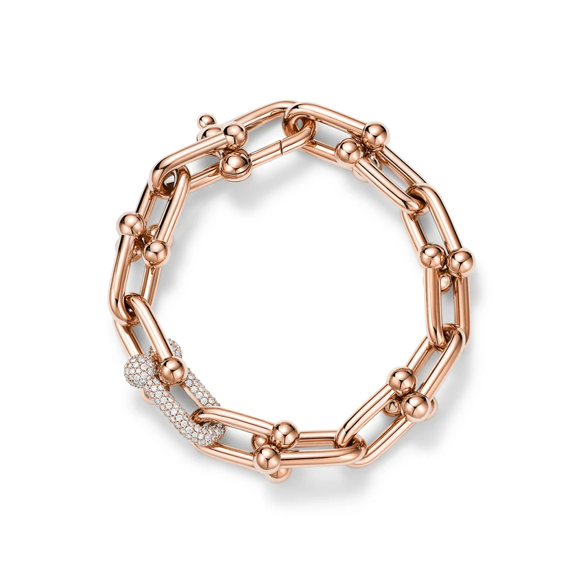 

Light luxury fashion boutique gem-set chain bracelet