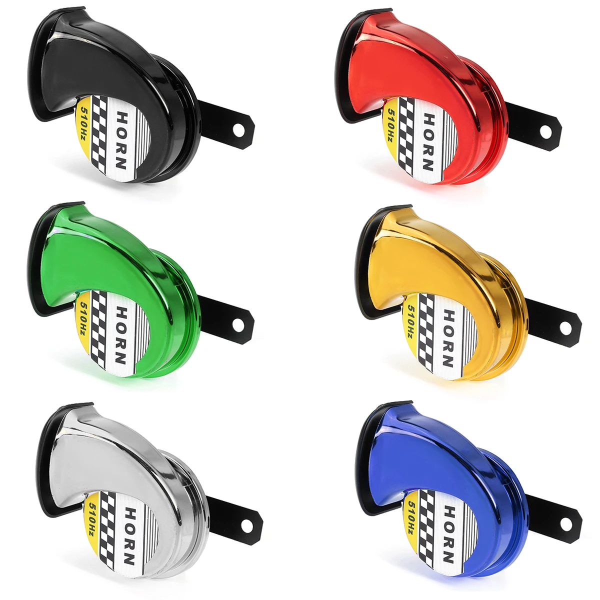 12 В 130 дБ клаксон в форме улитки высокие водонепроницаемые высокочувствительные