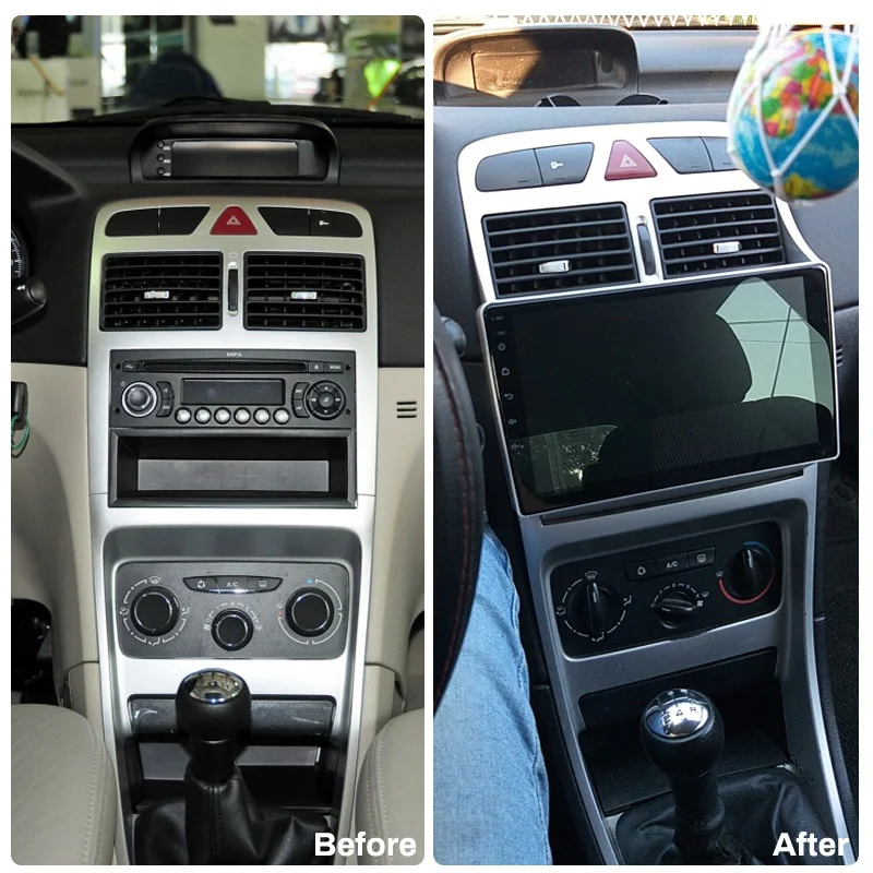 Android 8 1 IPS 2.5D Автомобильный плеер GPS навигация Мультимедиа для 2004-2013 Peugeot 307 307CC 307SW