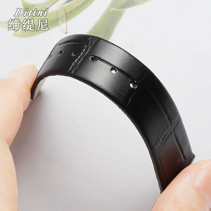 

genuine leather calfskin leather watch straps for vacheron Constanti male female watch leather strap VC inherit art master 20mm