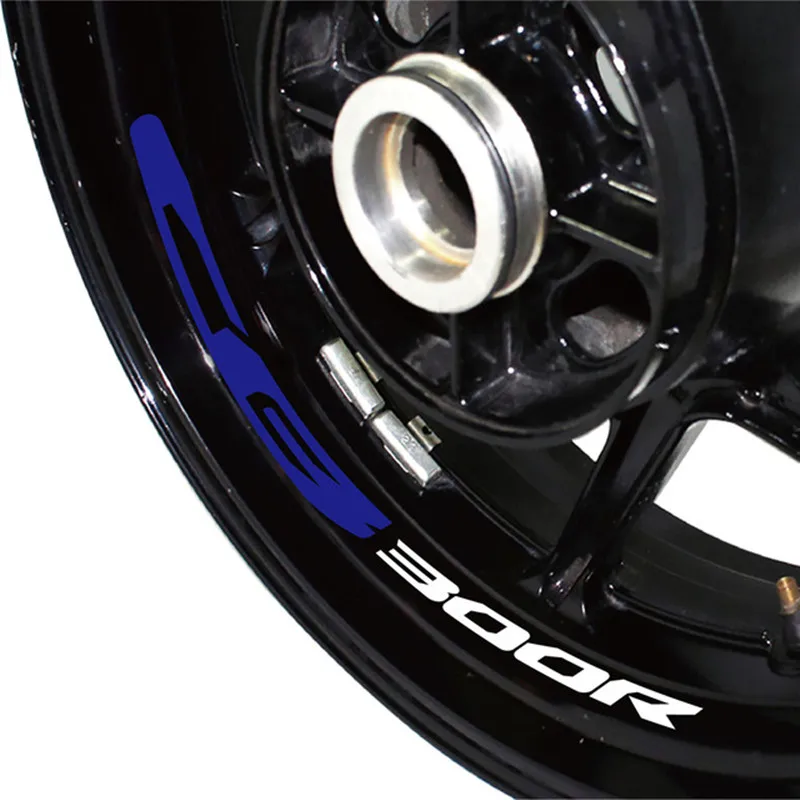 

Motorcycle Stickers Accessories Wheel Personality Reflective Waterproof Decoration Decal Stickers Set For HONDA CB 300 R cb300r