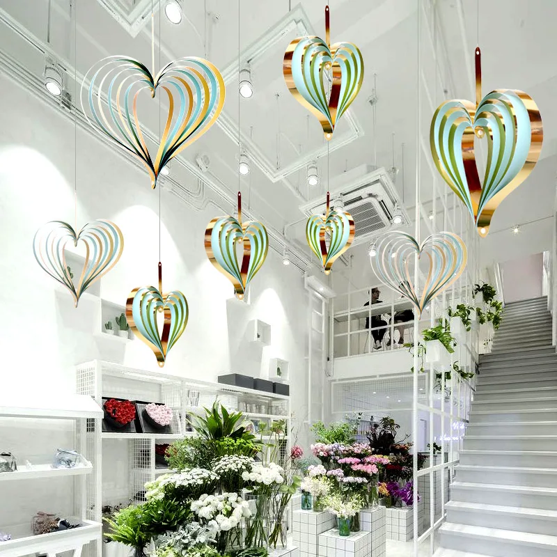 Романтическое украшение на День святого Валентина сцена потолок креативный