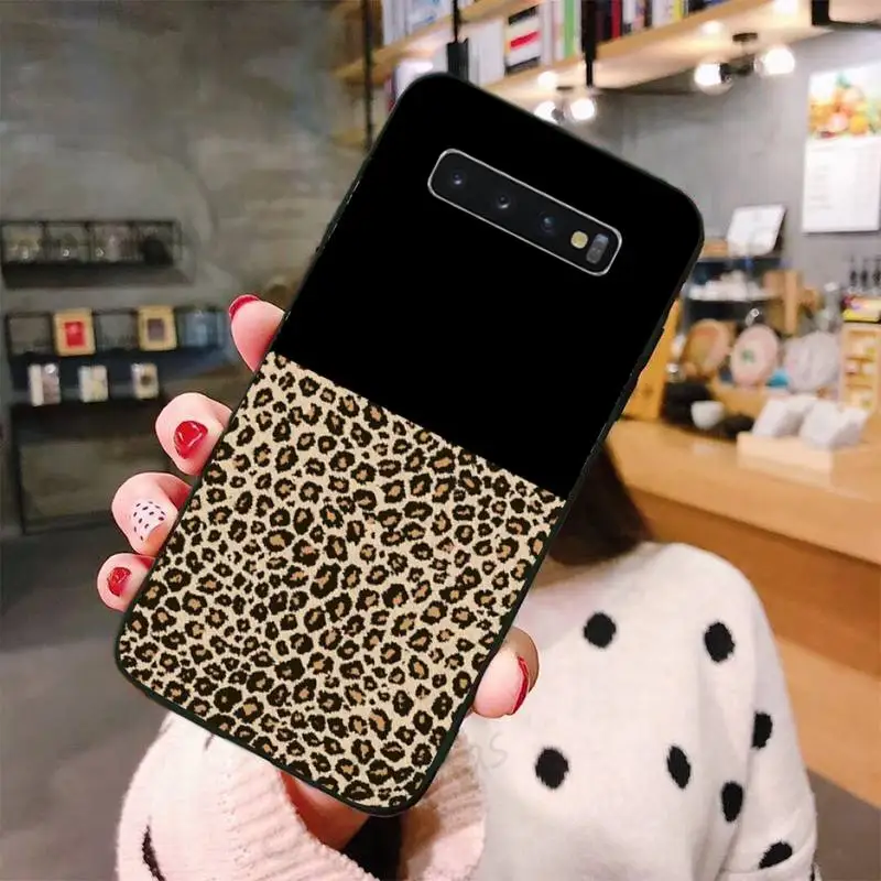 

luxury fashion Leopard Print Pattern Phone Case For Samsung galaxy S 7 8 9 10 20 edge A 6 10 20 30 50 51 70 note 10 plus