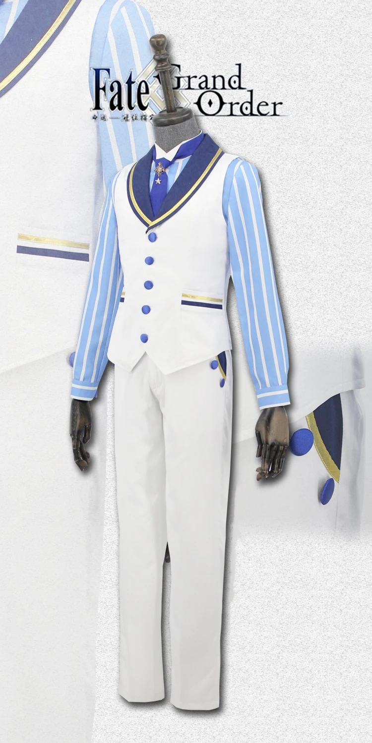 

Fate Grand Order Arthur Pendragon White Rose King of Knights Cosplay Costume Prototype Fullset Halloween Costumes for Women/Men