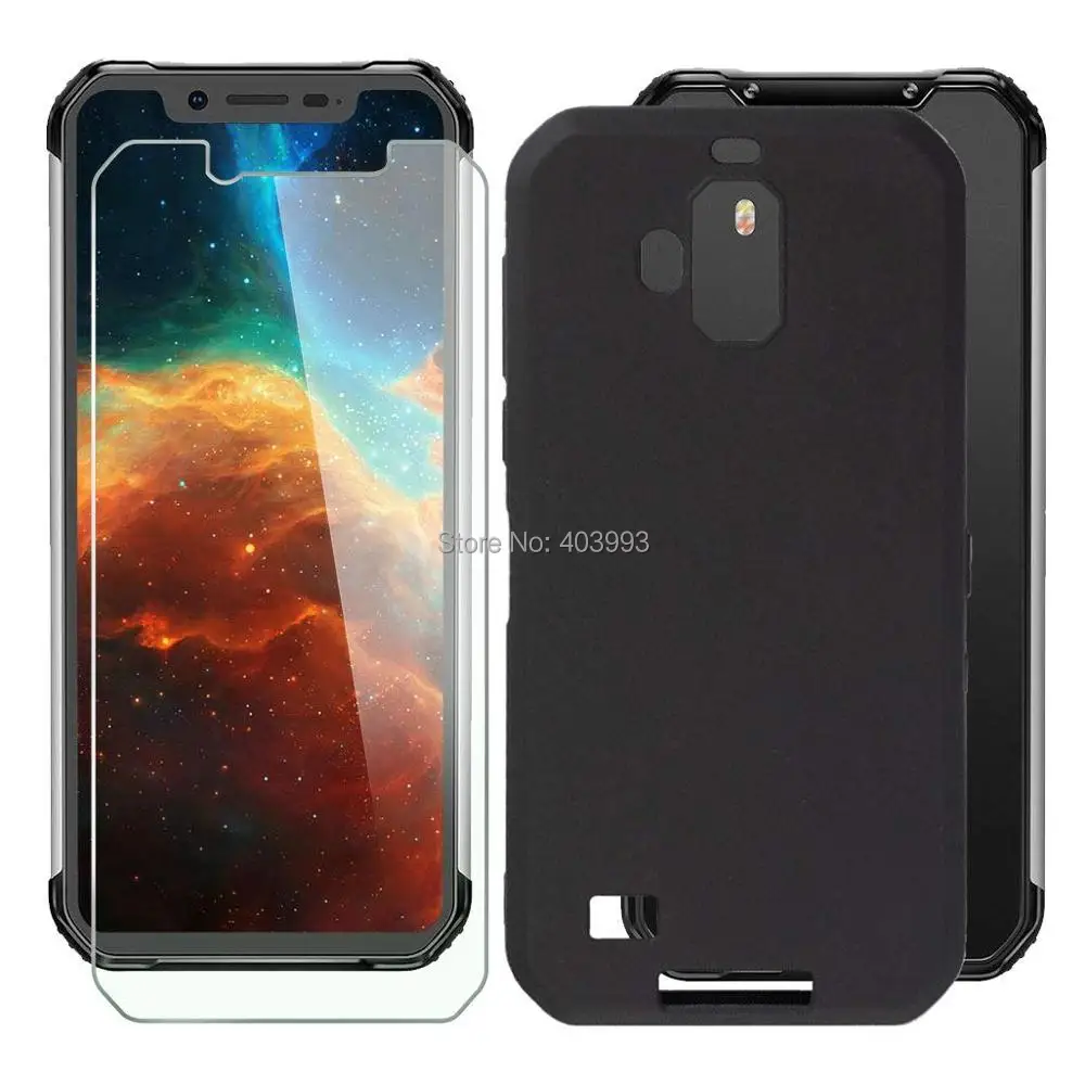 

For Blackview BV9600 Pro Case Tempered glass Luxury Soft TPU Phone Case With Tempered glass For Blackview BV9600 Pro Coque